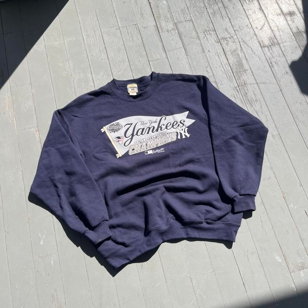 Vintage 2003 Lee New York Yankees MLB Baseball Crewneck Sweatshirt
